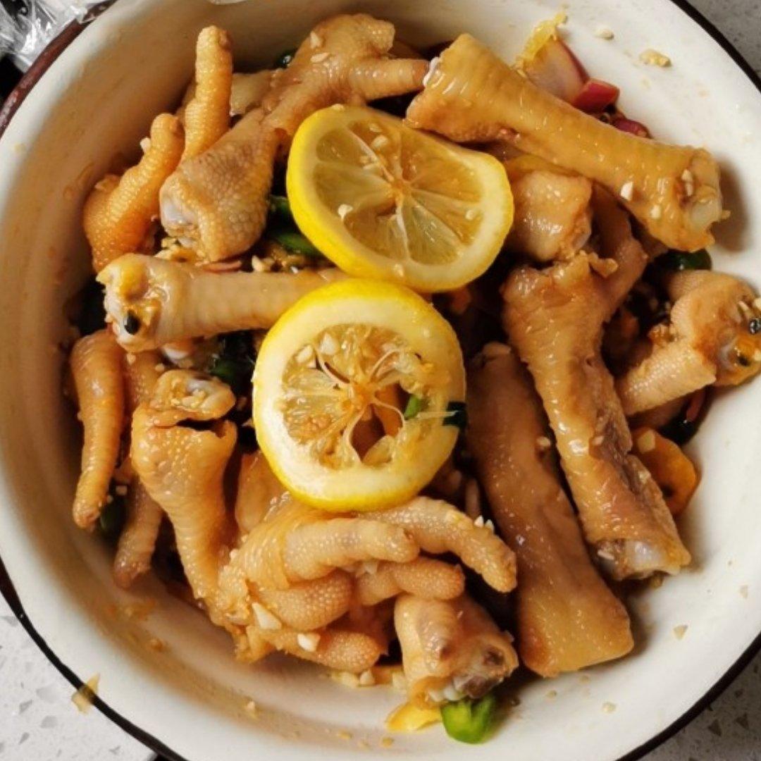 柠檬百香果鸡爪