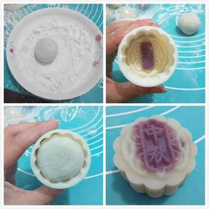 彩色冰皮月饼的做法 步骤9