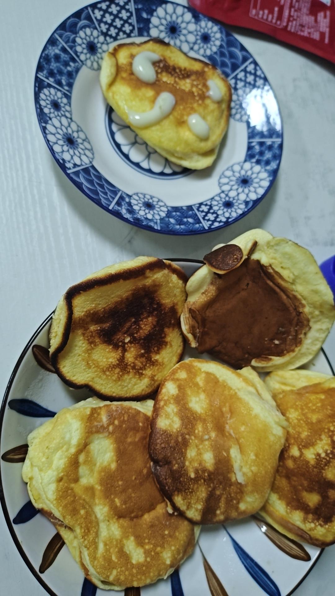 10分钟搞定网红舒芙蕾松饼🥞超松软『步骤详细附视频』『平底锅美食』