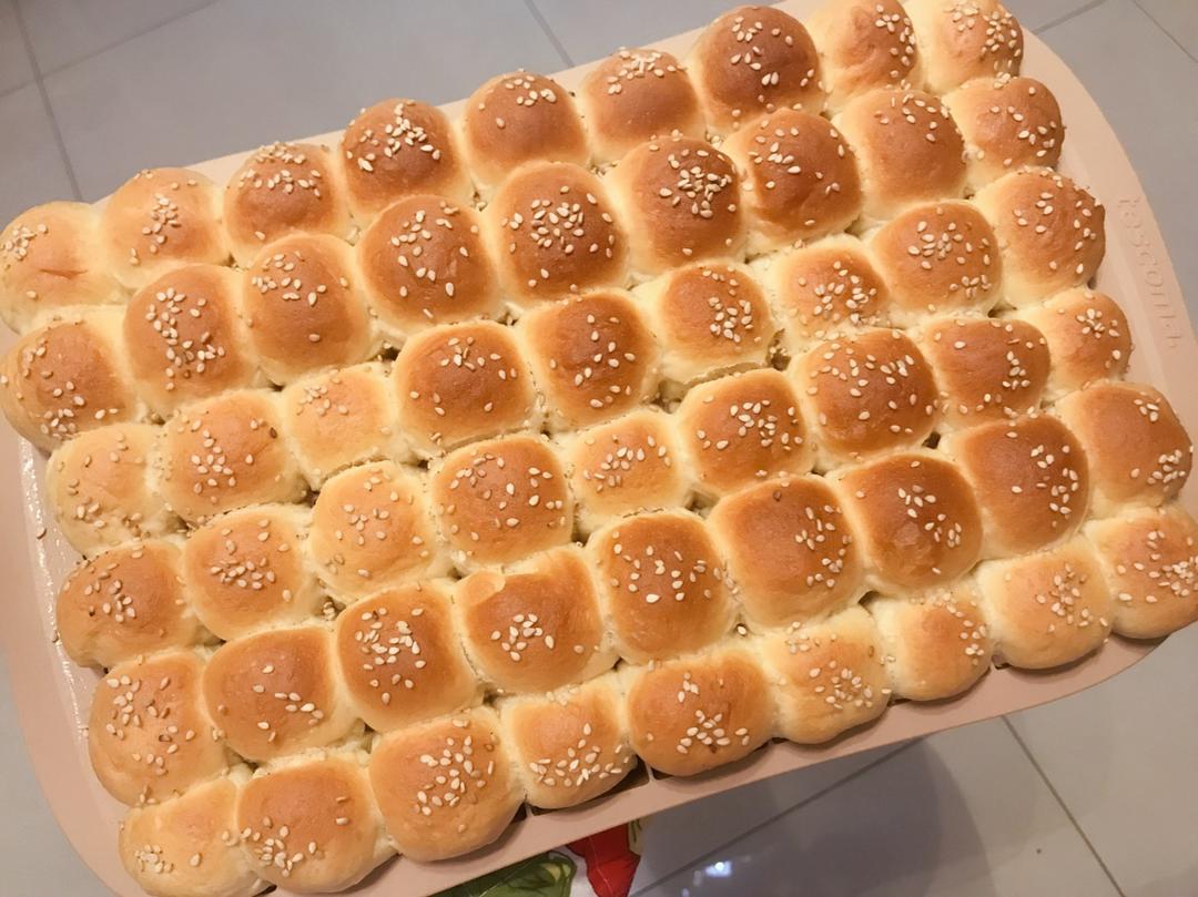 鲜奶油小餐包（一次发酵）