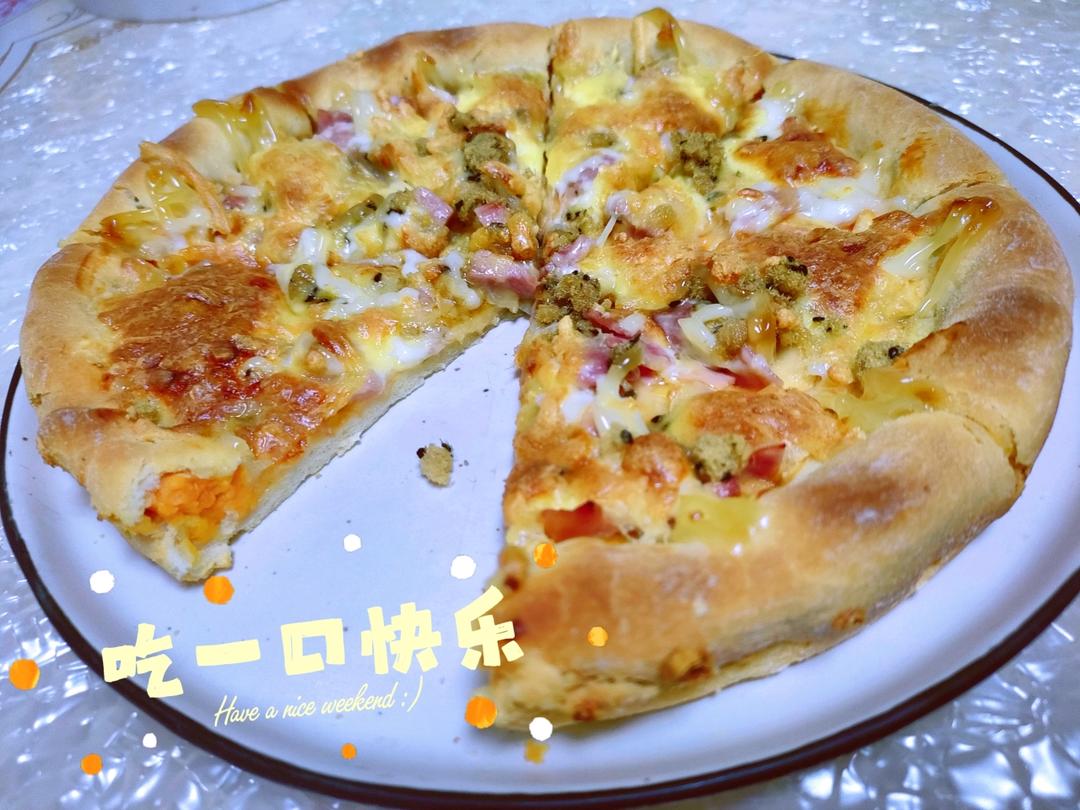 8寸披萨饼皮做法（🉑️厚🉑️薄，🉑️脆🉑️软）4张