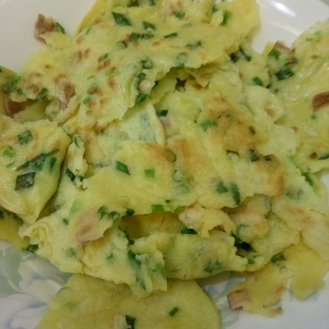 葱花鸡蛋饼