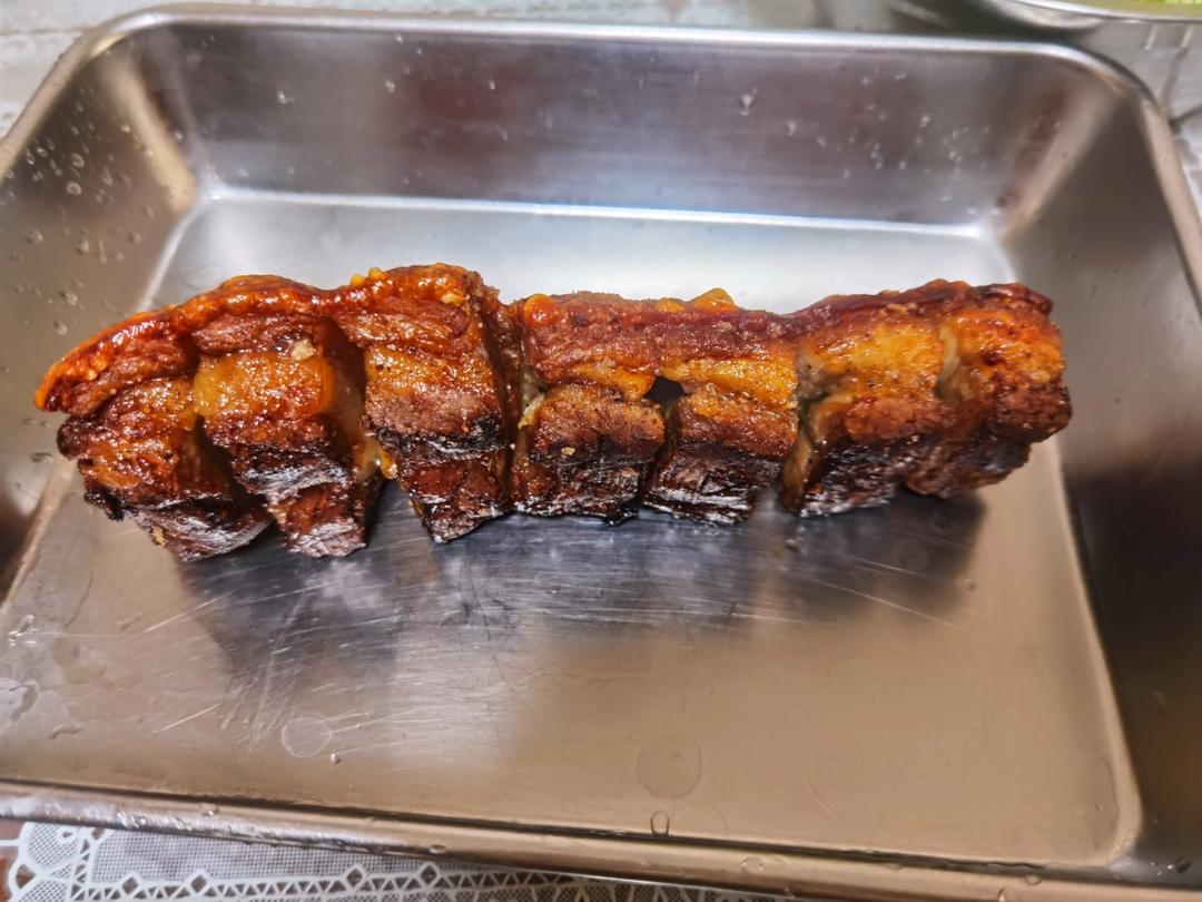 一次成功的脆皮五花肉