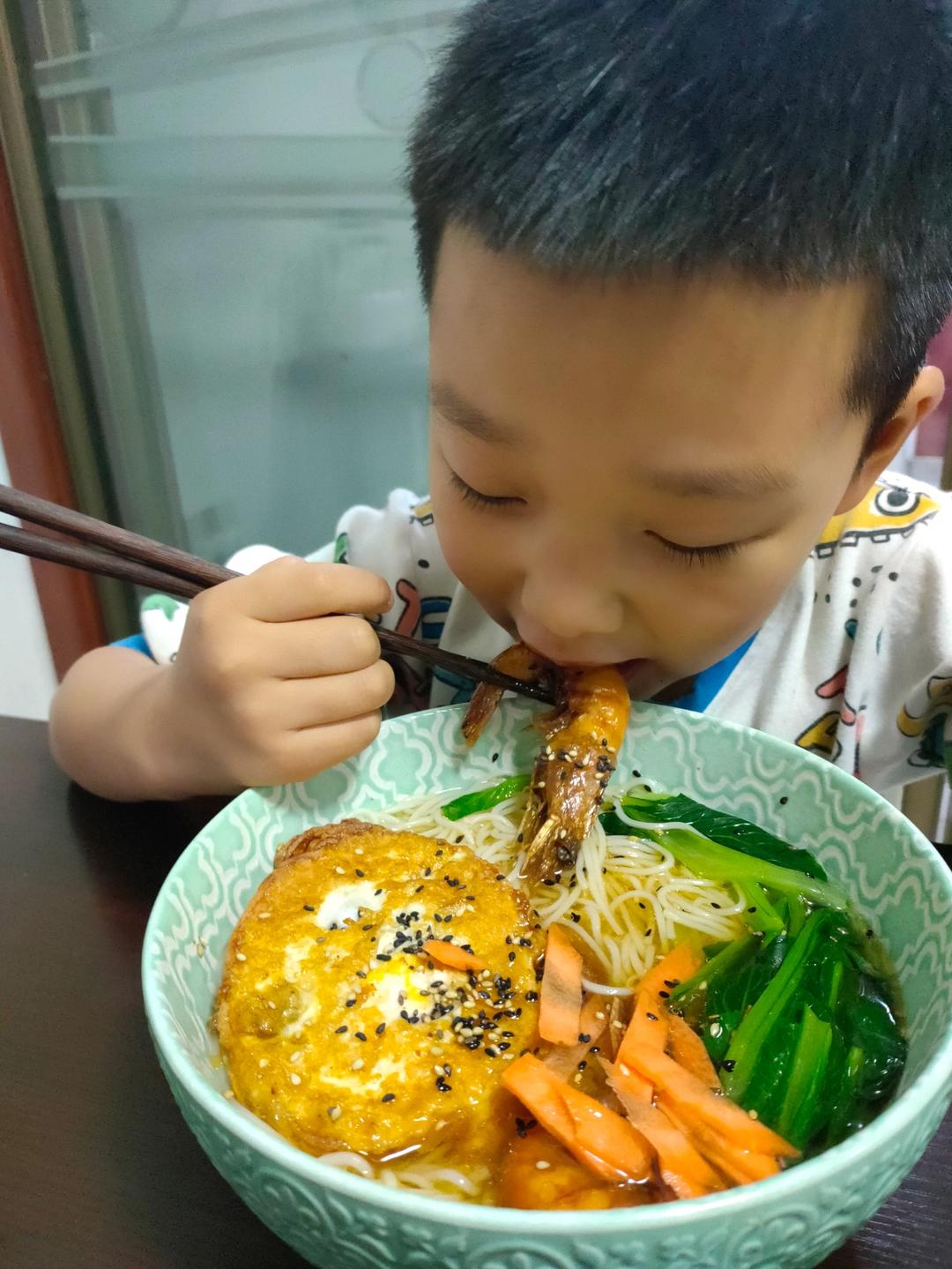 能治感冒的快手阳春面🍜营养热汤面（辛温解表）