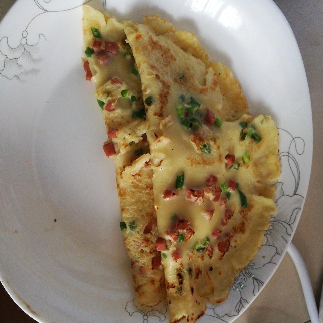 葱花鸡蛋饼