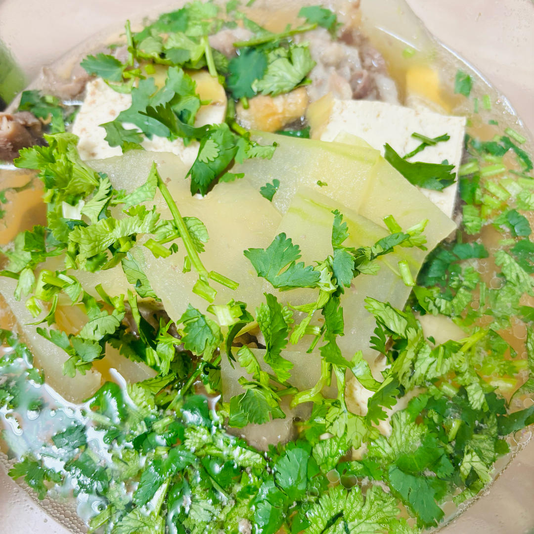 懒人版冬瓜羊肉片汤