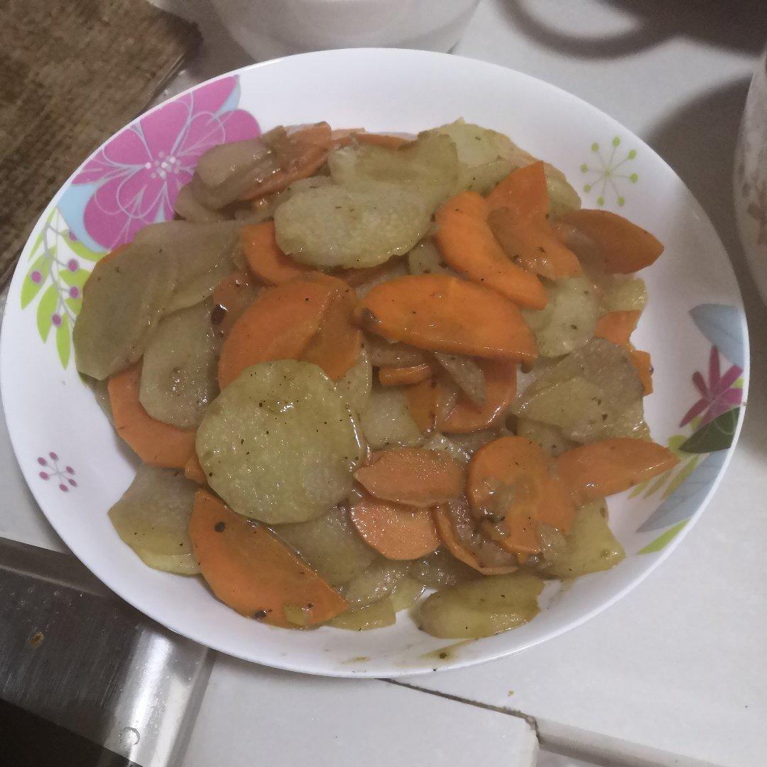 素炒山药片