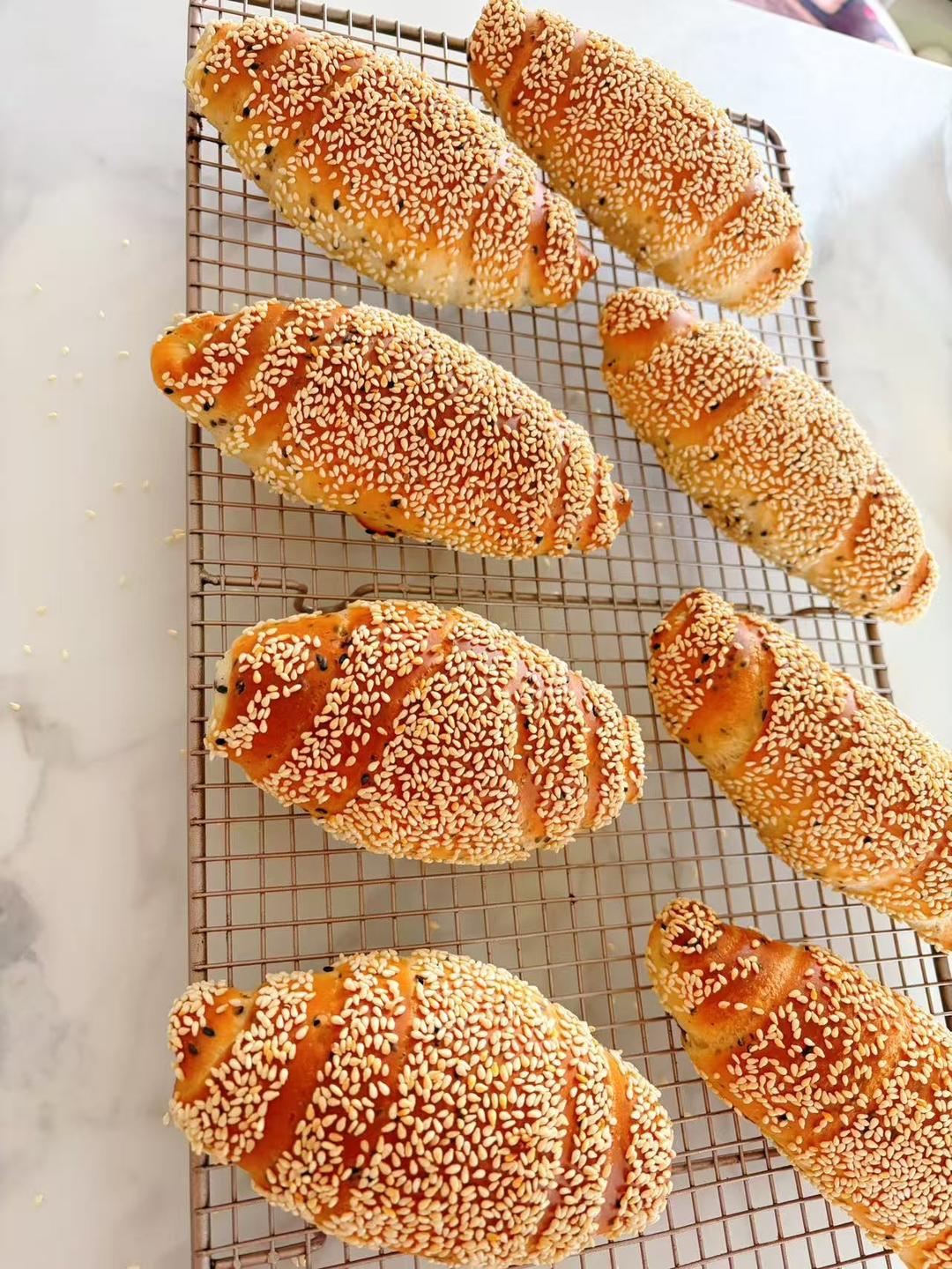 这个芝麻海盐卷我真的太爱了，你们赶紧做起来！