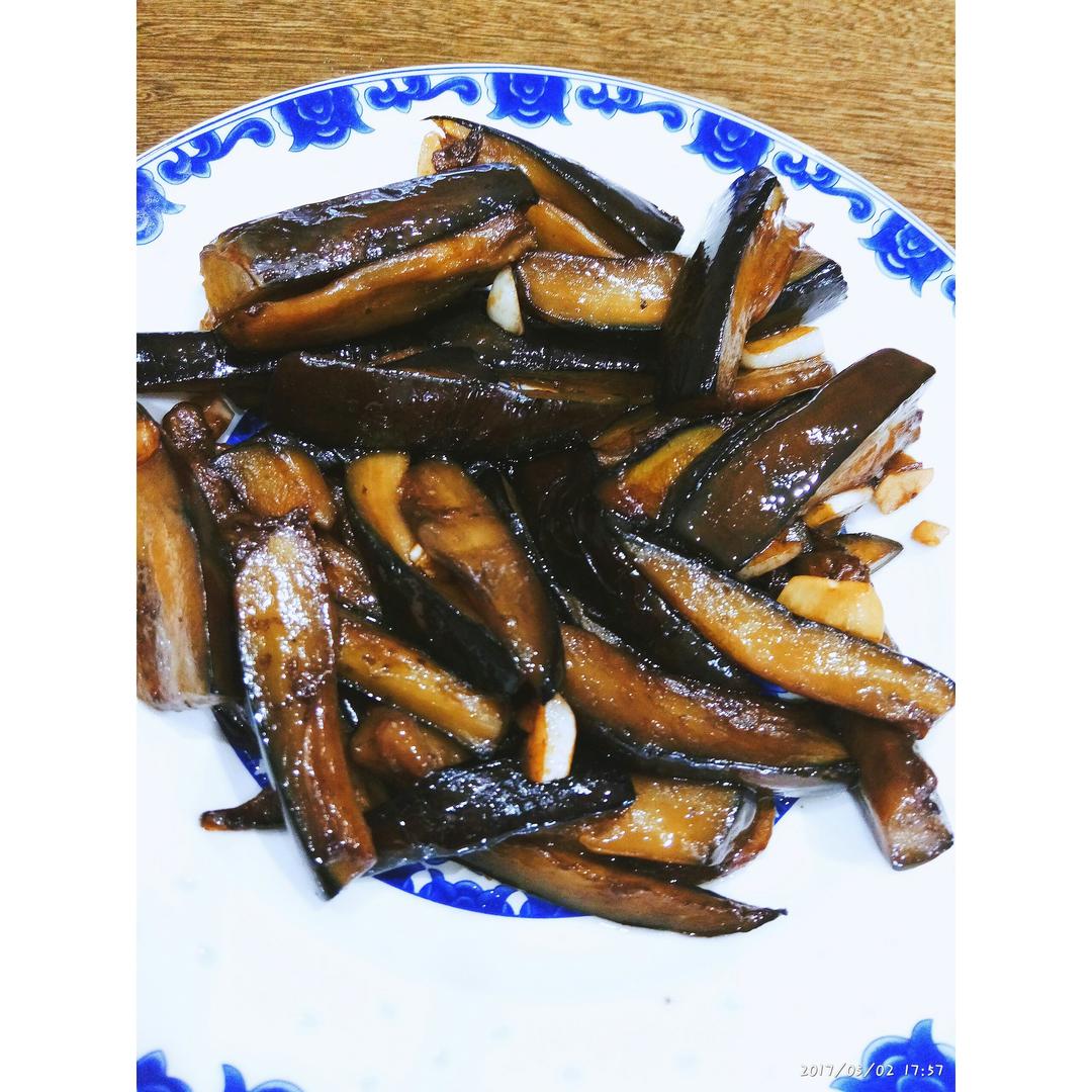 老丁的私房菜-油焖茄子