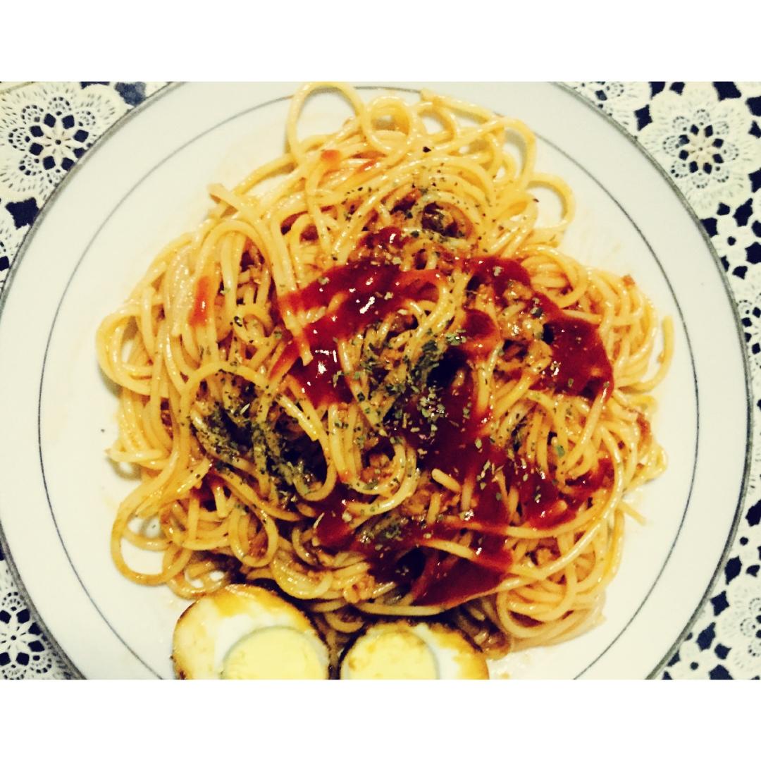 番茄肉酱意大利面