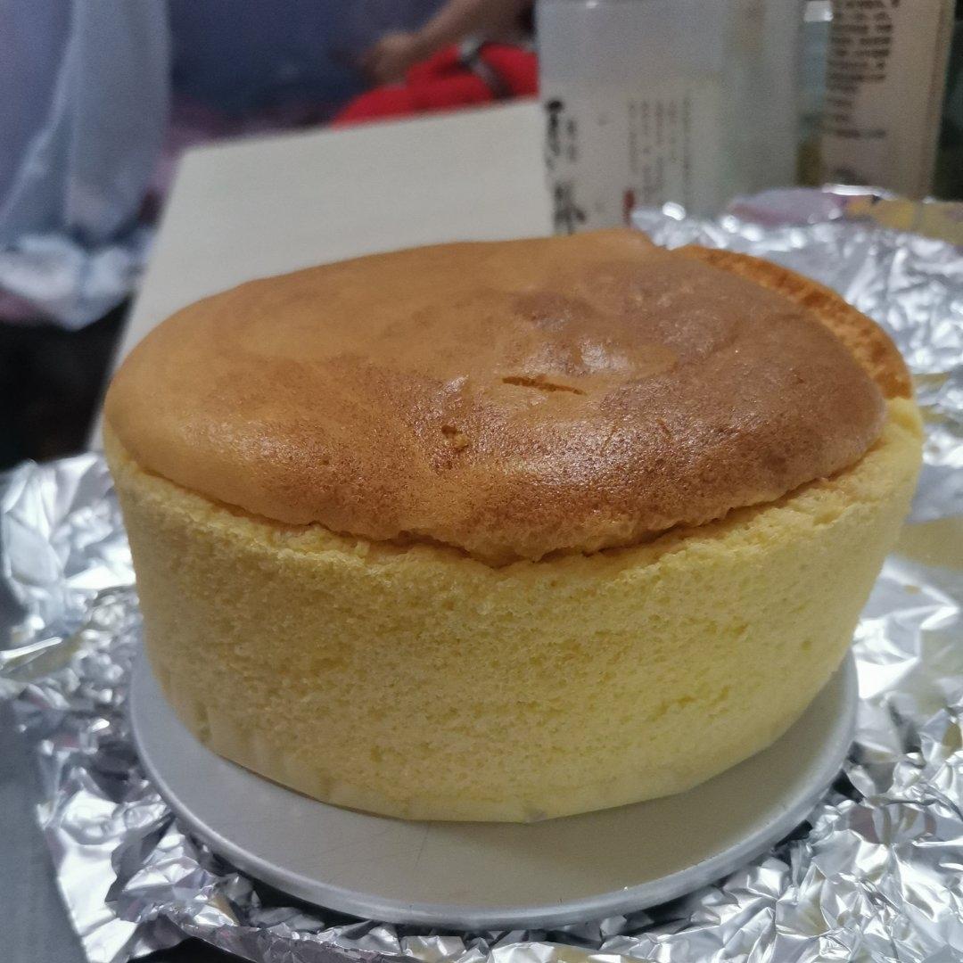 超级美味的6寸古早蛋糕（四蛋法）