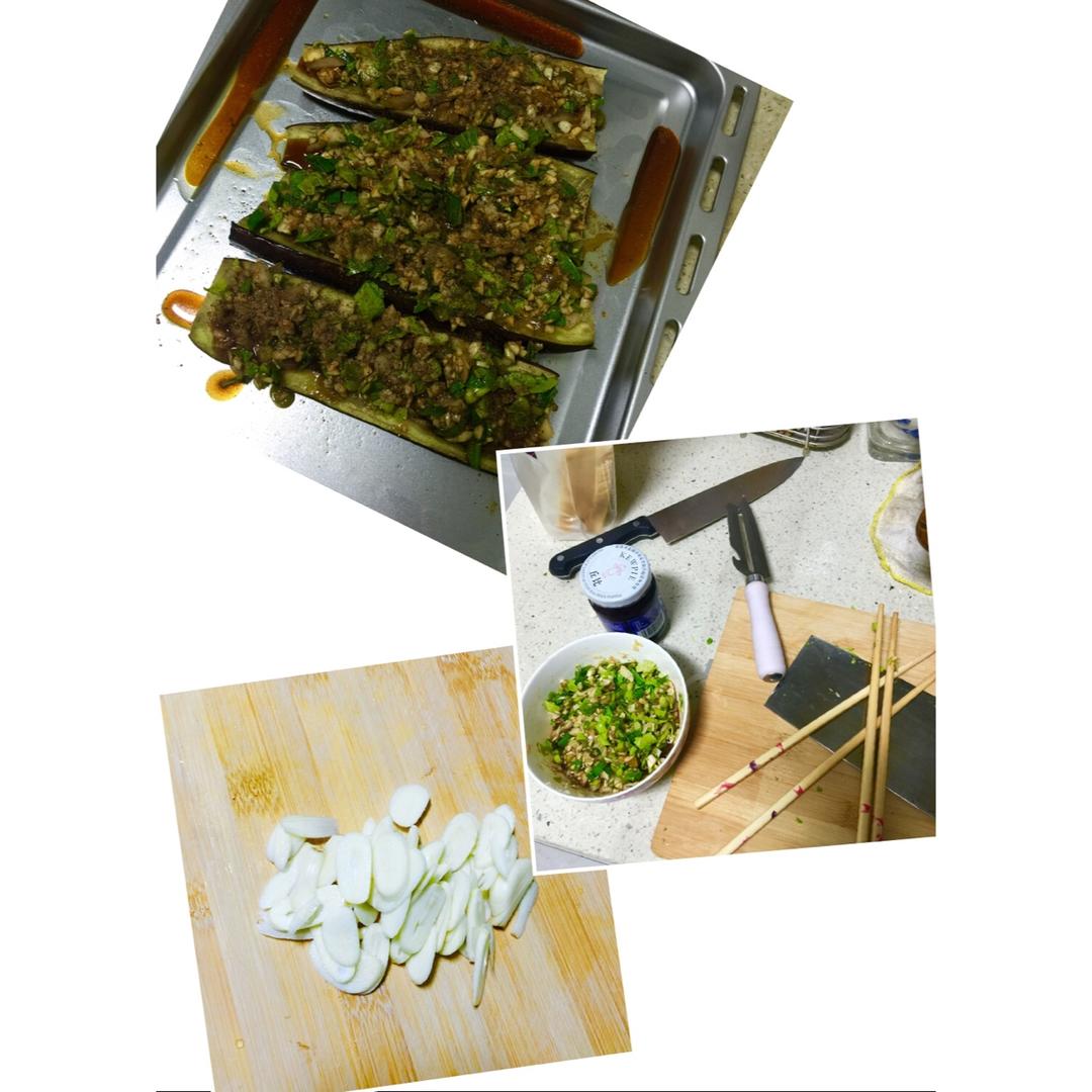 【微波炉烤茄子】