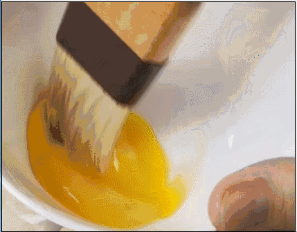 超人气蛋黄酥 |一点点的小心机，让你的蛋黄酥脱颖而出，可爱到犯规~~的做法 步骤13