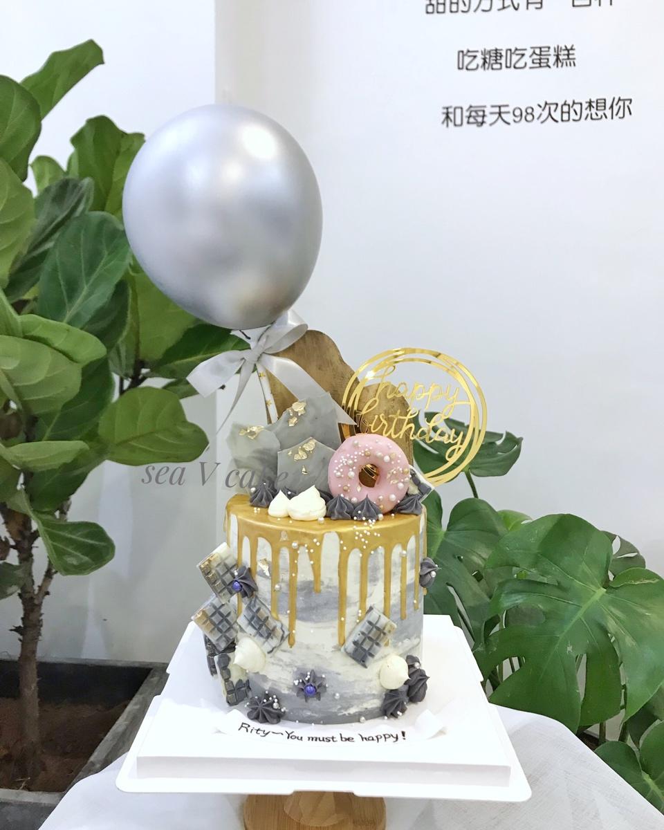 双层翻糖蛋糕