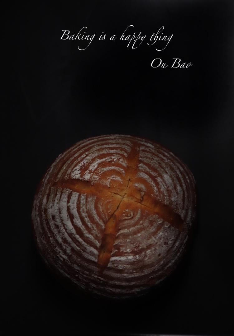 椰子油全麦欧包