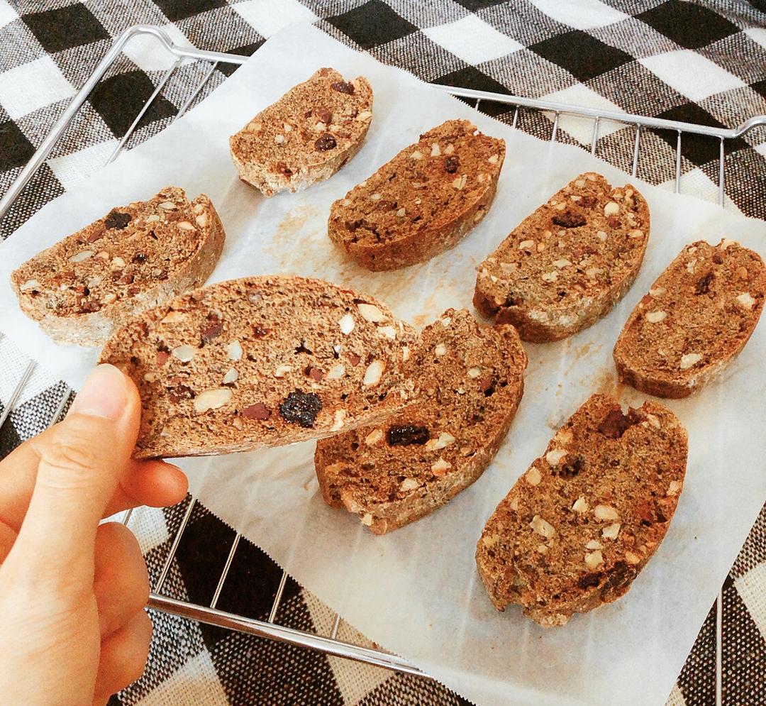 【香到爆炸的！！－黑芝麻风味意式脆饼 】Biscotti