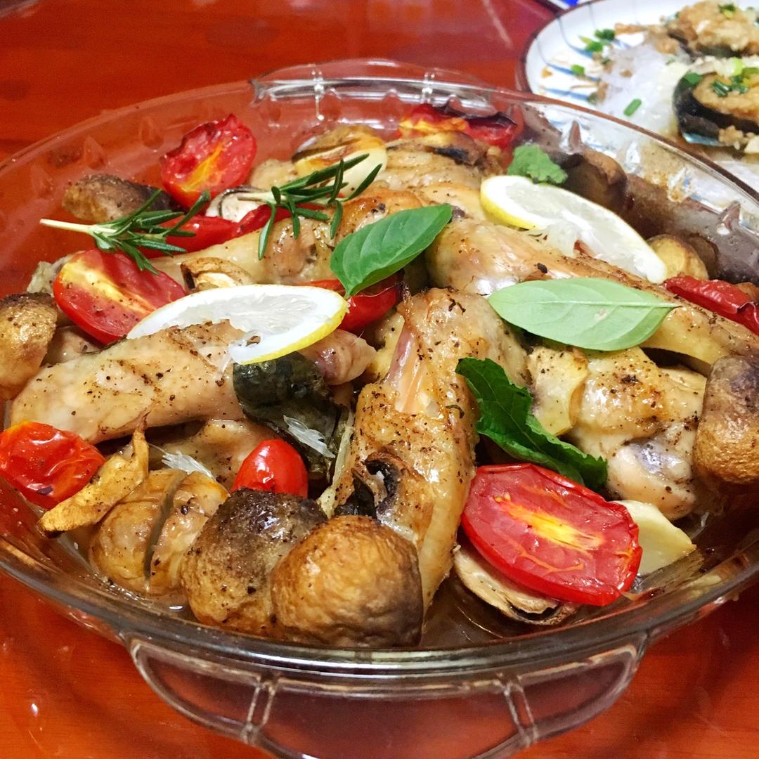超详细 入味马杀鸡迷迭香烤鸡腿（翅）宴客必备
