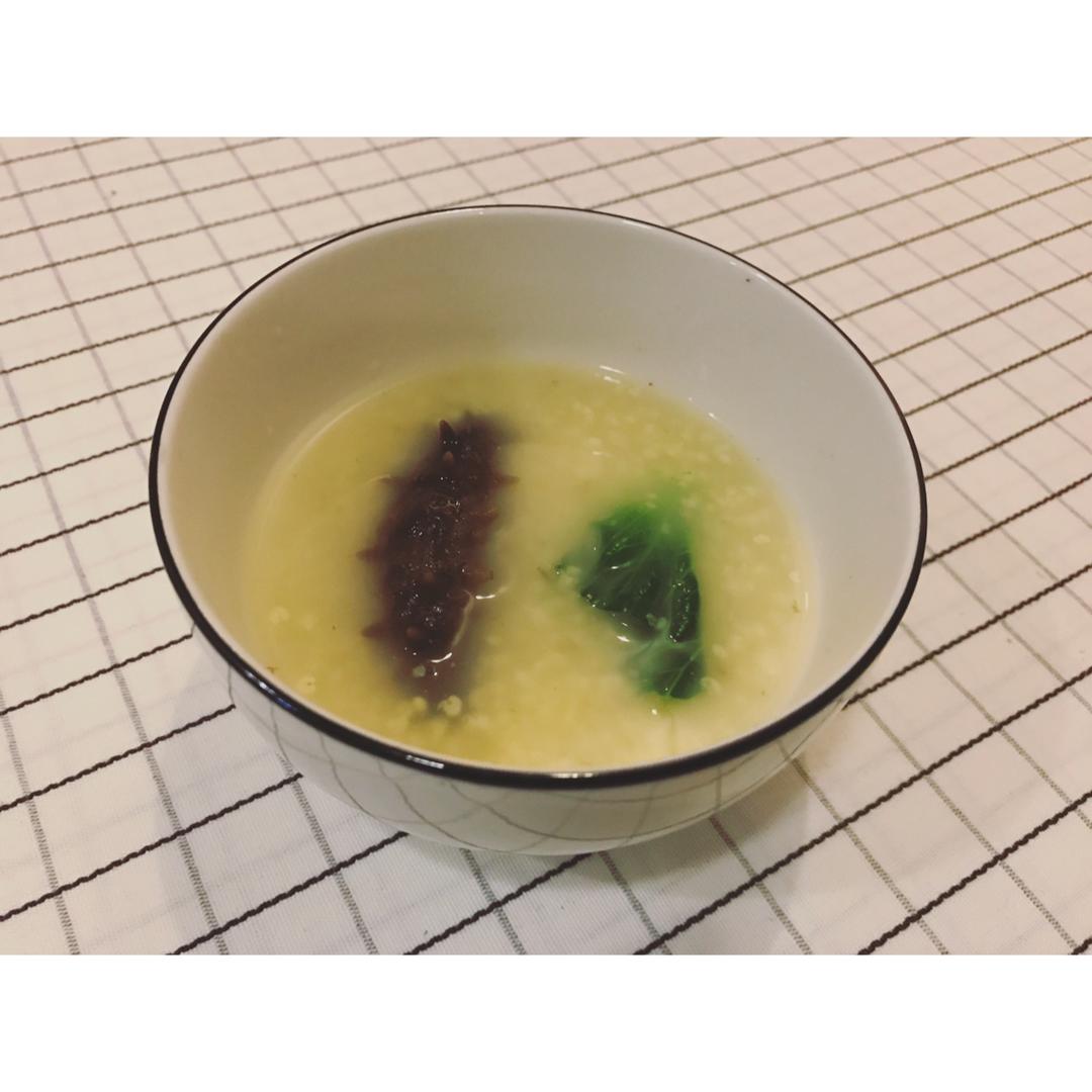 小米海参粥