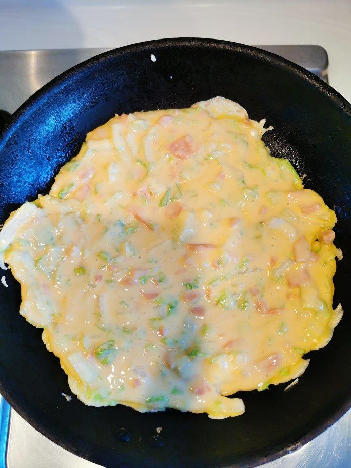 白菜鸡蛋早餐饼