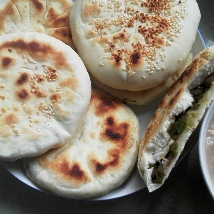 尖椒茄子馅饼