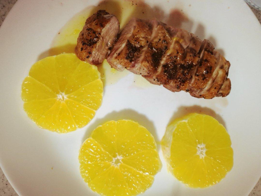 橙香煎鸭胸