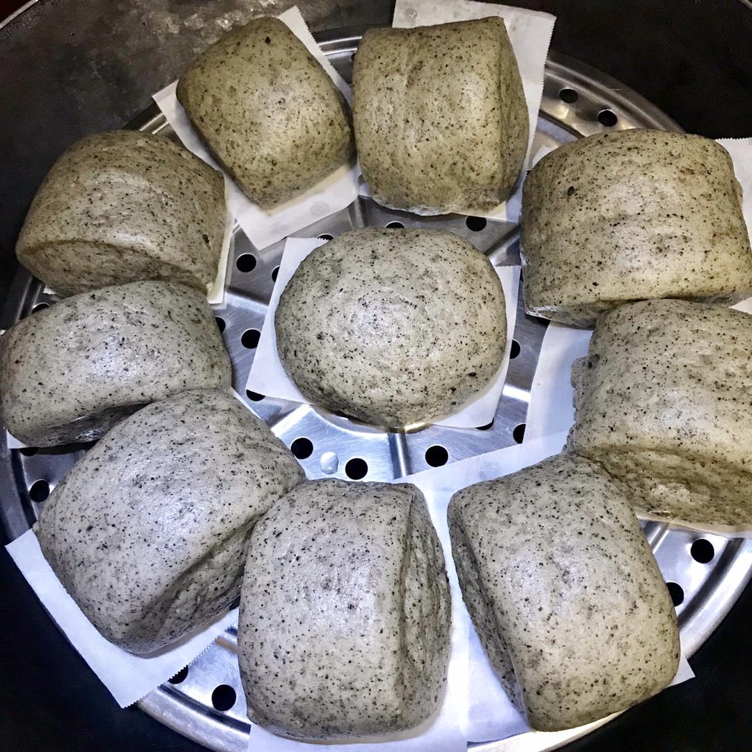 黑芝麻馒头之粗粮馒头2