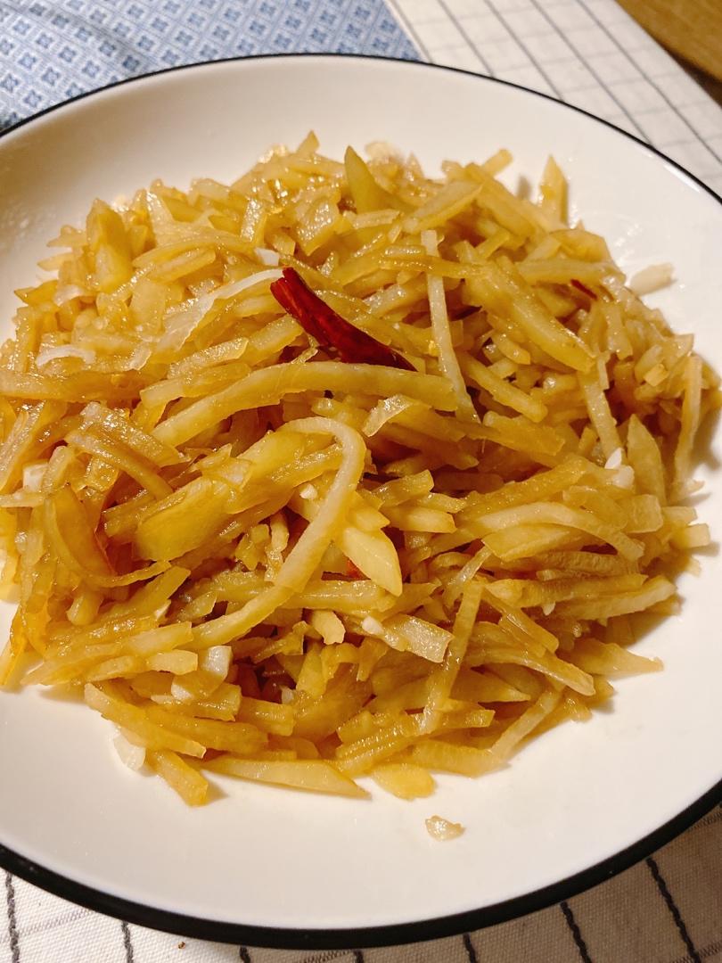 醋烹土豆丝