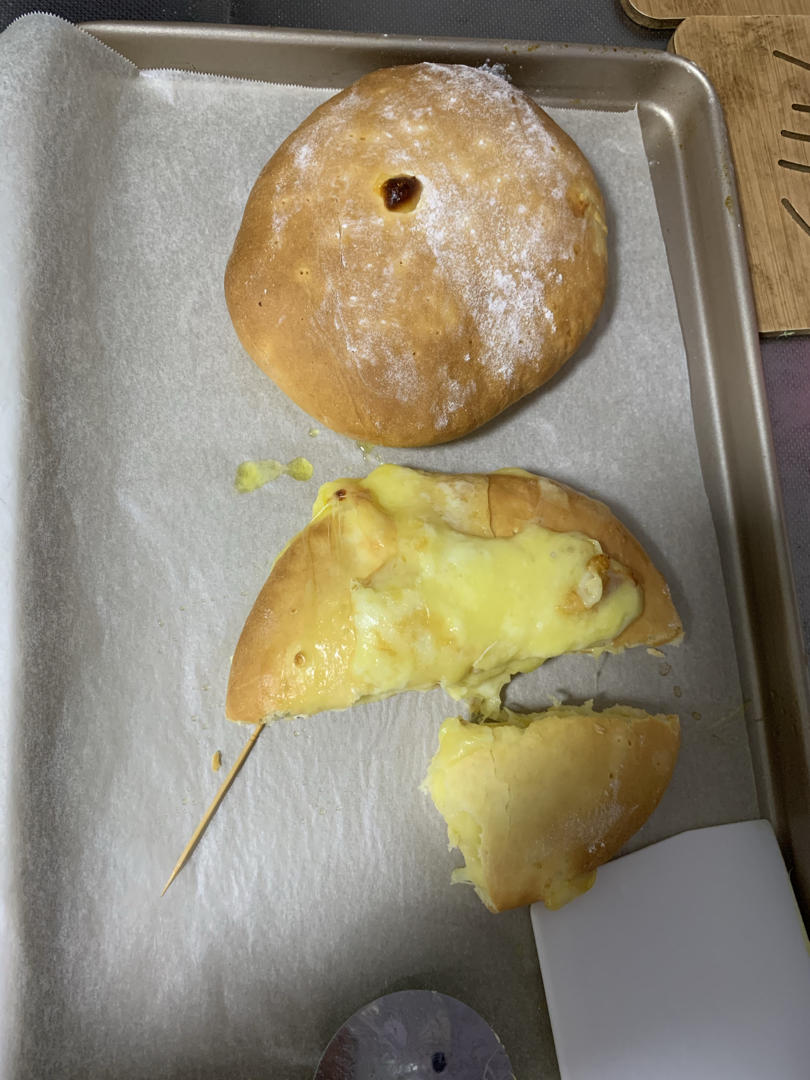 平底锅特色早餐【蒙古奶酪饼】！柔软爆浆会拉丝，超简单！