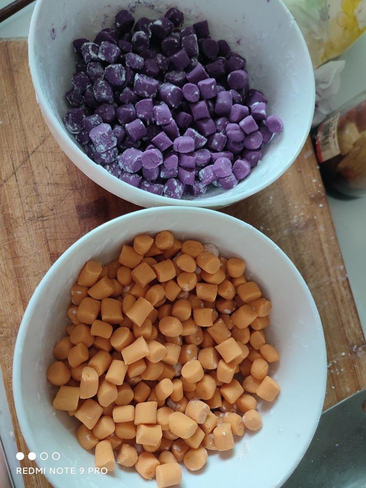 自制三色芋圆1⃣️（附上窍门详细比例）