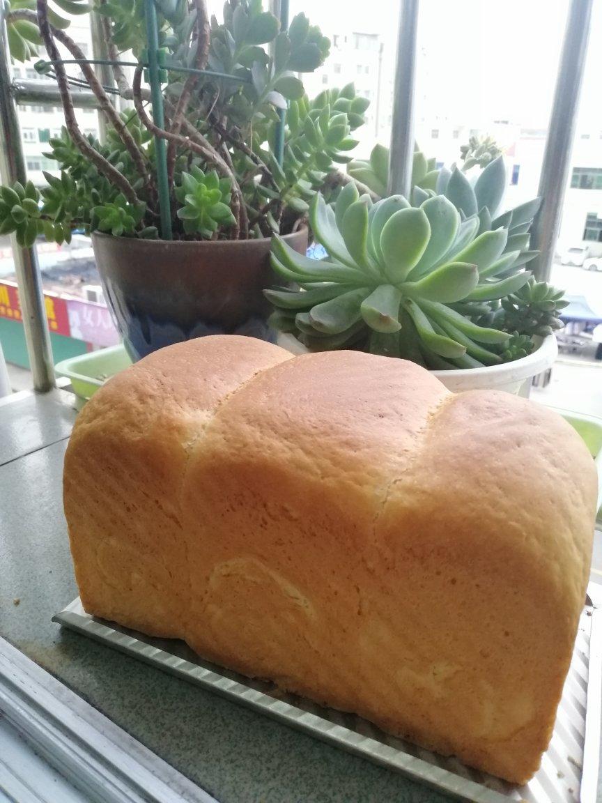 450g吐司面包（轻松手揉，无需面包机，初学者）