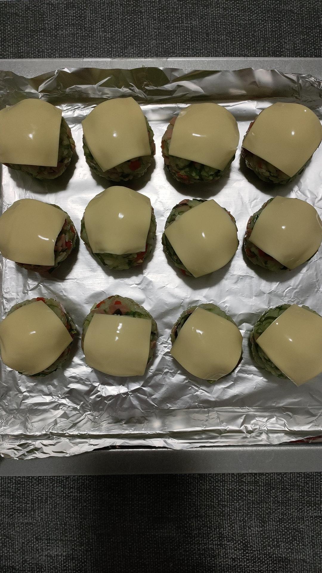 芝士就是力量【芝士肉松小饭团】