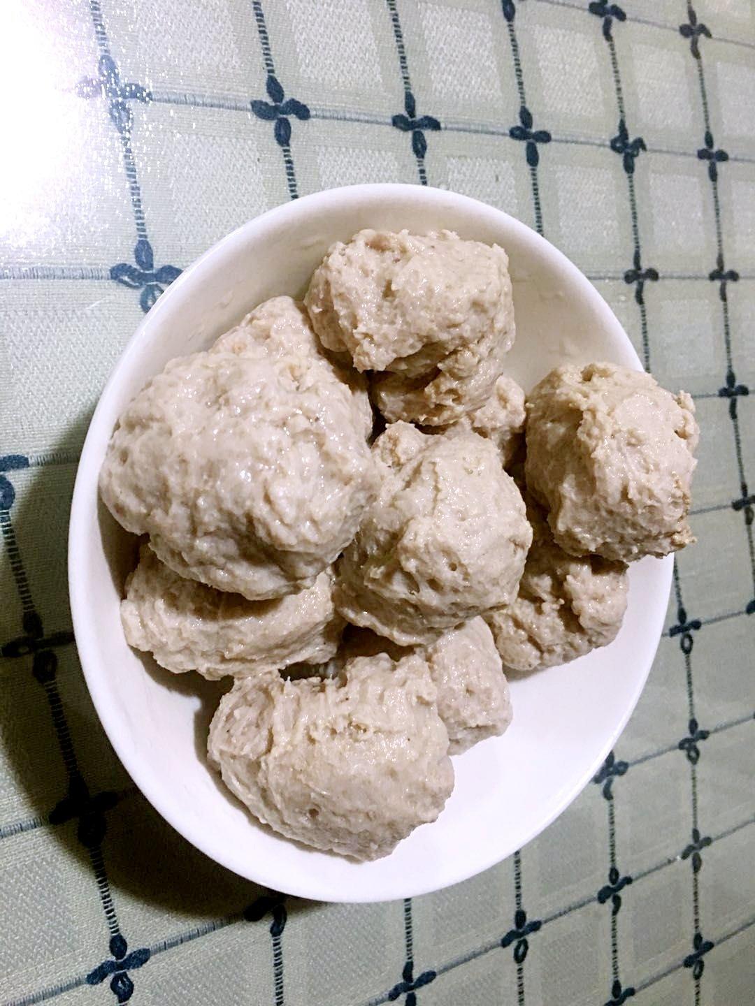 脆弹猪肉丸