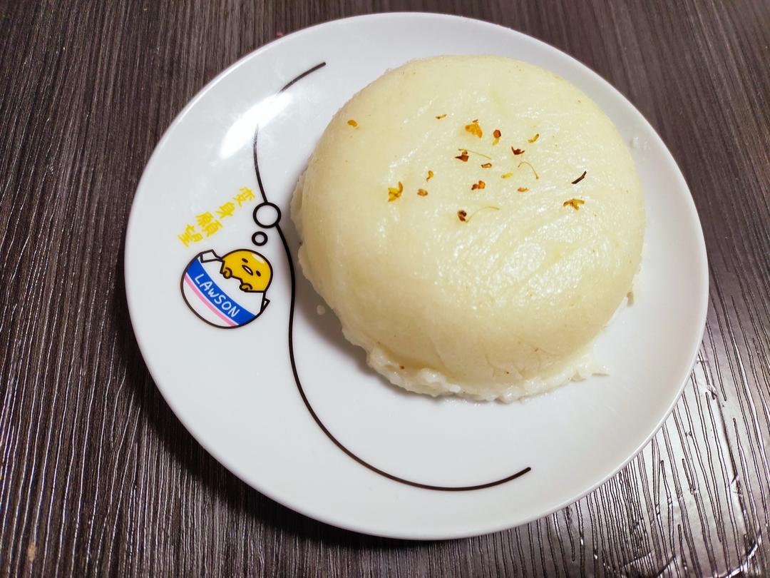 桂花米糕（微波炉版）的做法