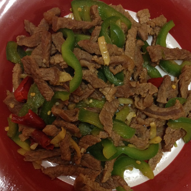 小炒牛肉