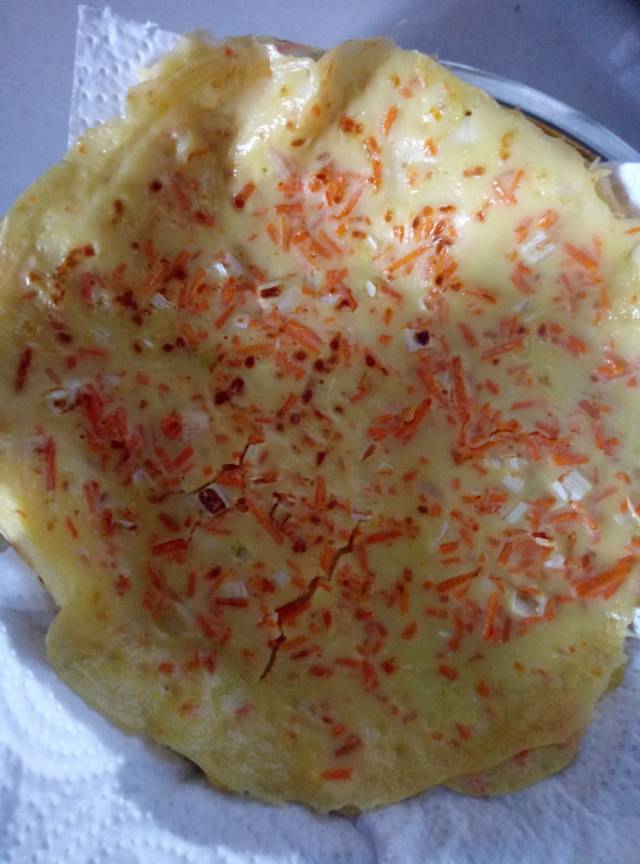 简单快手蔬菜鸡蛋煎饼