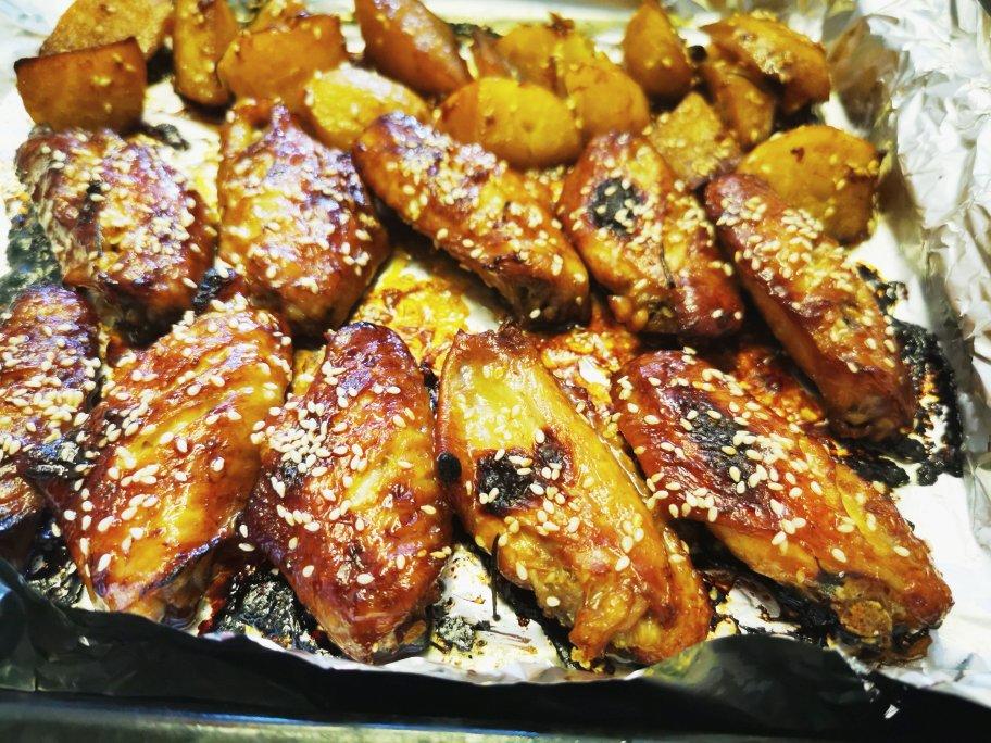 蜜汁迷迭香烤鸡翅