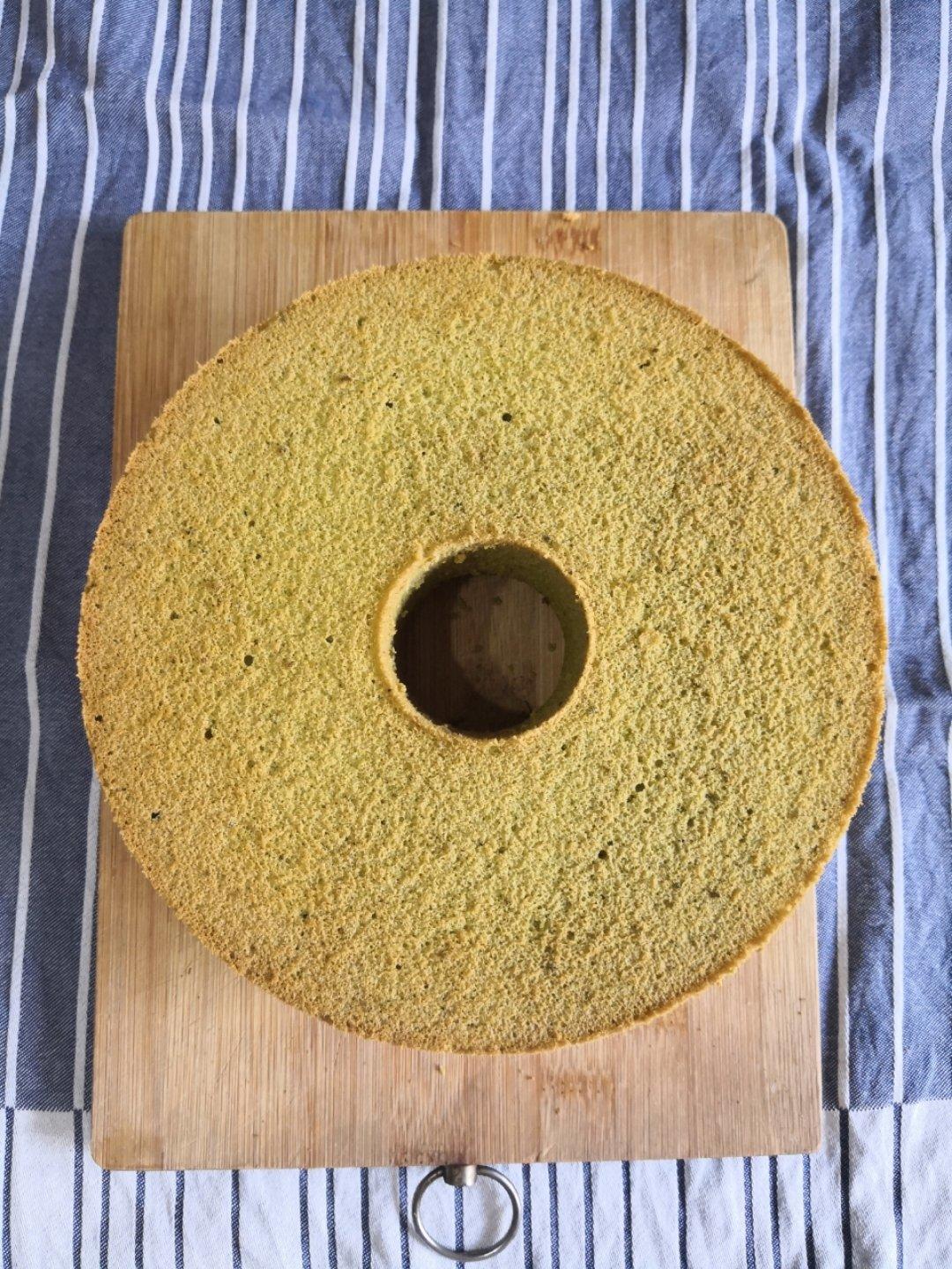 超高颜值的抹茶戚风蛋糕