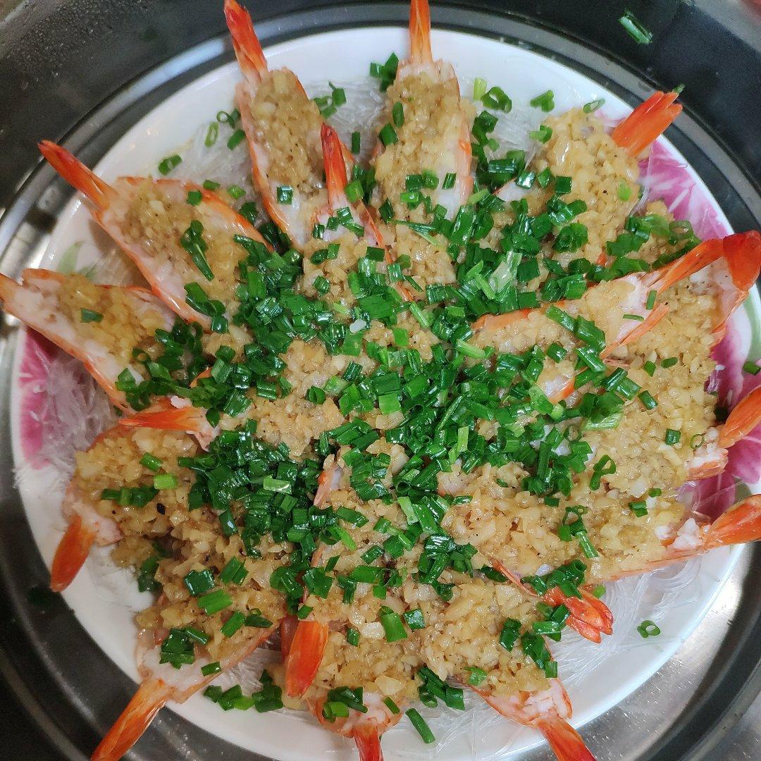 蒜蓉粉丝蒸虾