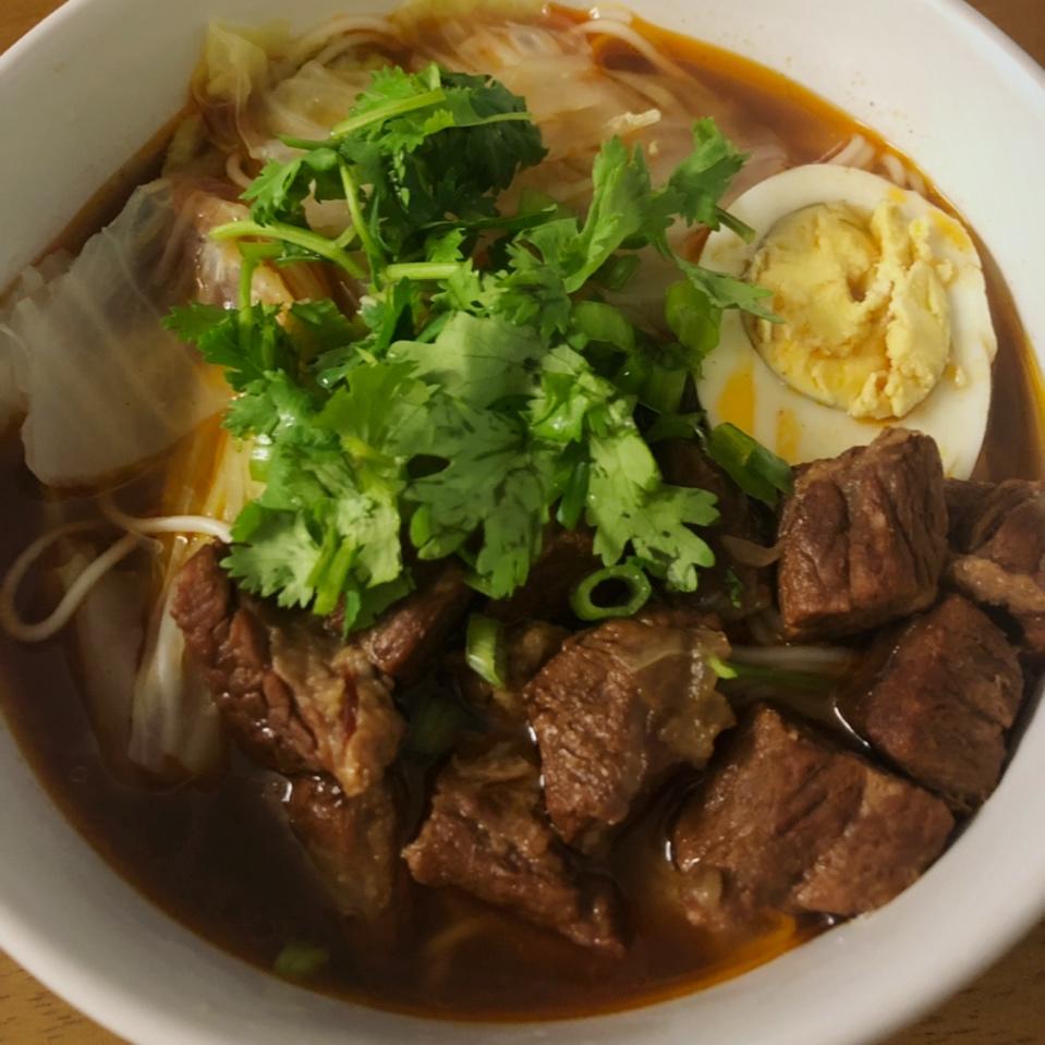 堪比康师傅的红烧牛肉面