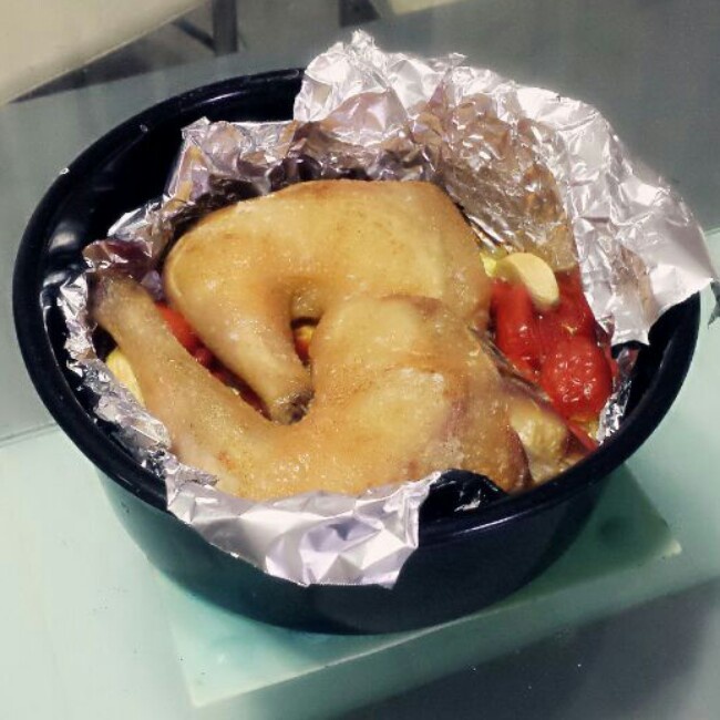 番茄大蒜香草烤鸡腿（庄祖宜）