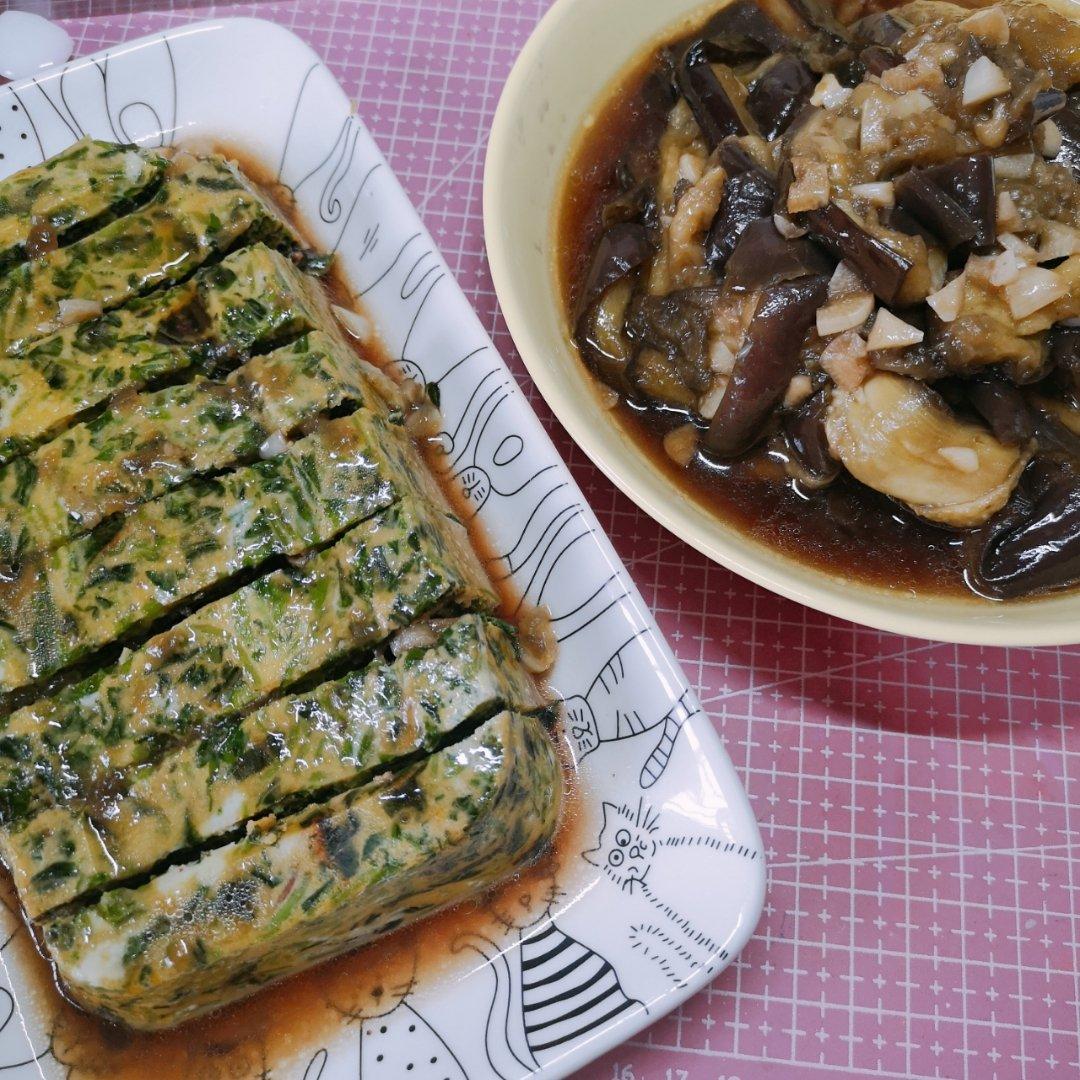 蘸汁菠菜鸡蛋糕——春季养生多吃菠菜