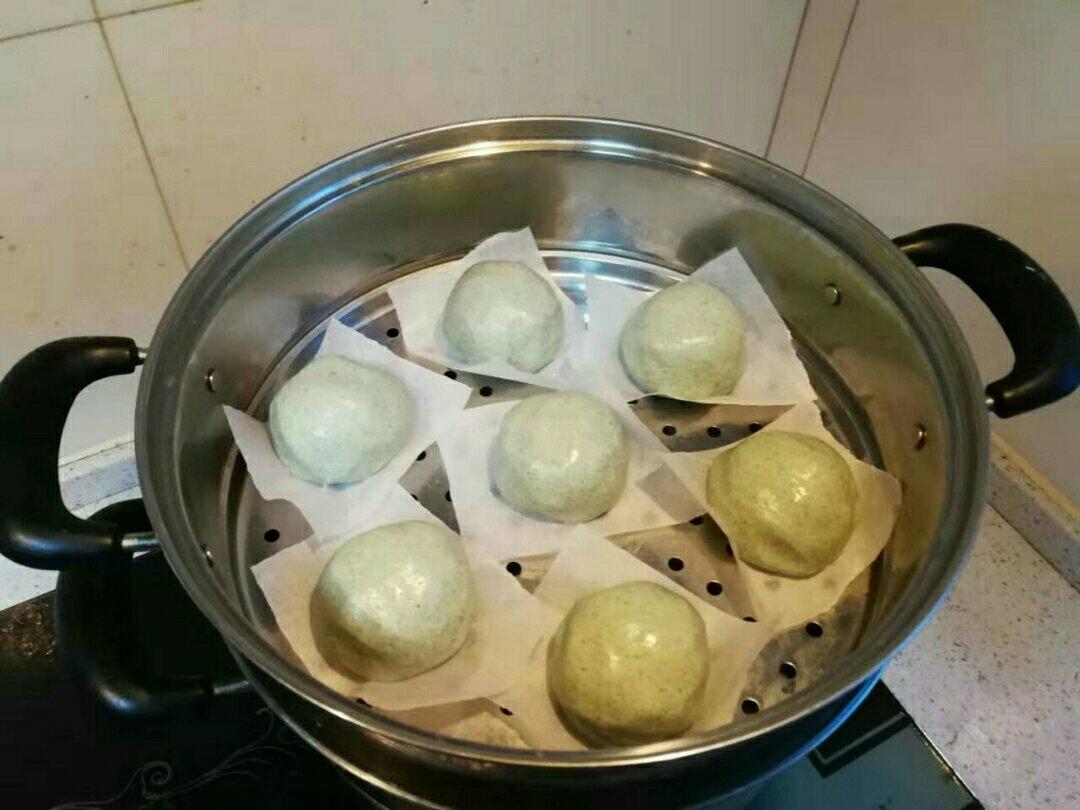 咸蛋黄肉松青团