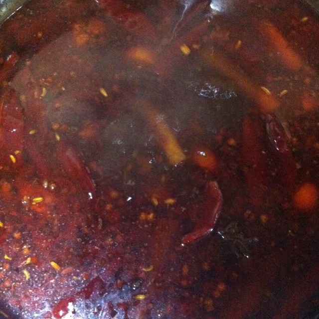 自制麻辣重庆火锅