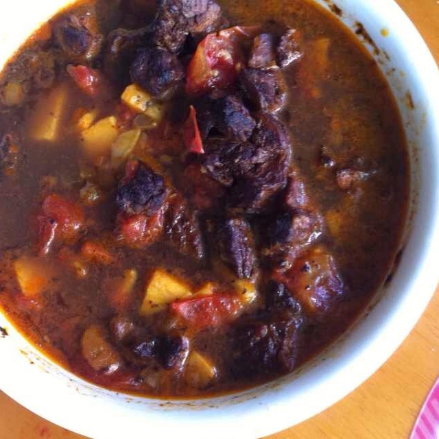 西红柿土豆炖牛肉