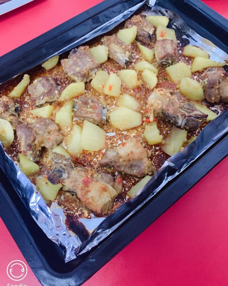 香到骨头里的蒜香排骨（烤箱）