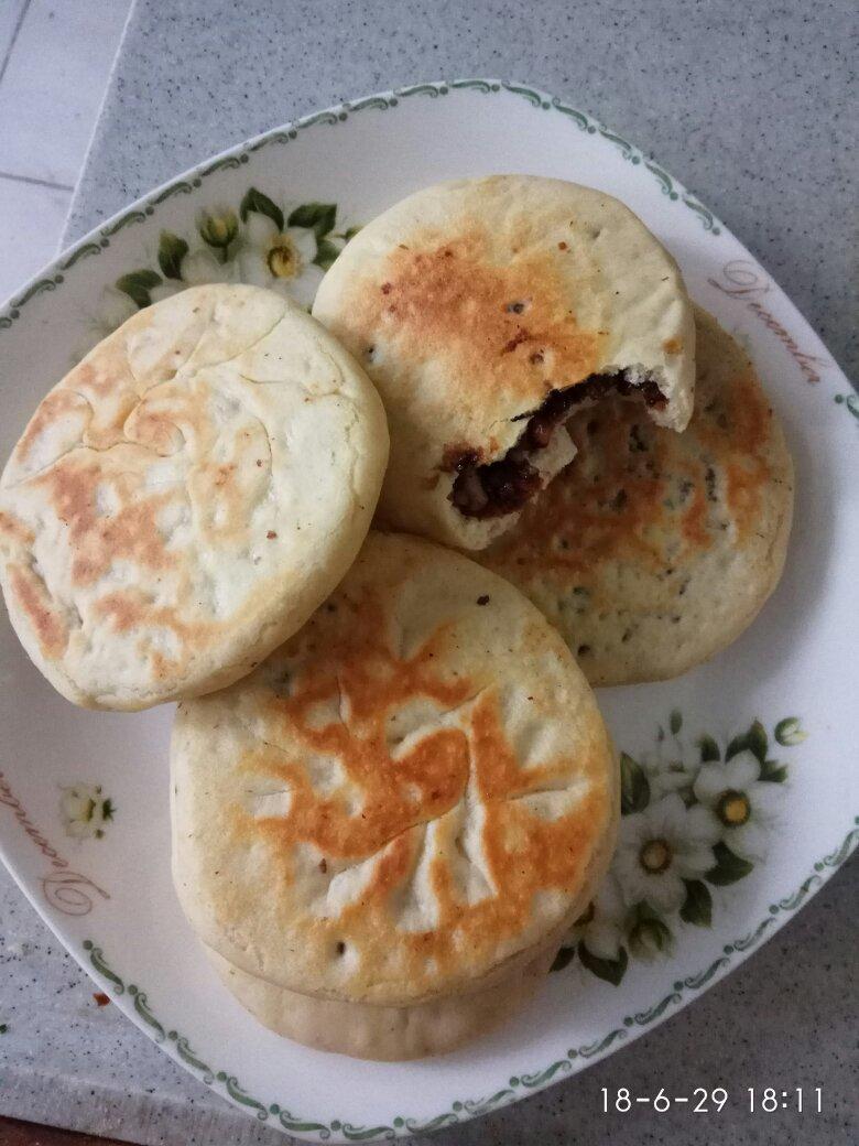 山核桃仁红糖饼