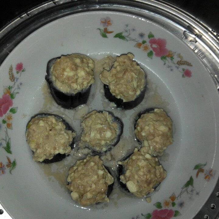 【快手辅食】肉末豆腐蒸茄子（8m+）