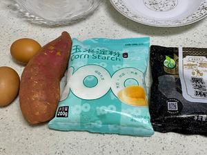 低卡红薯鸡蛋饼的做法 步骤1
