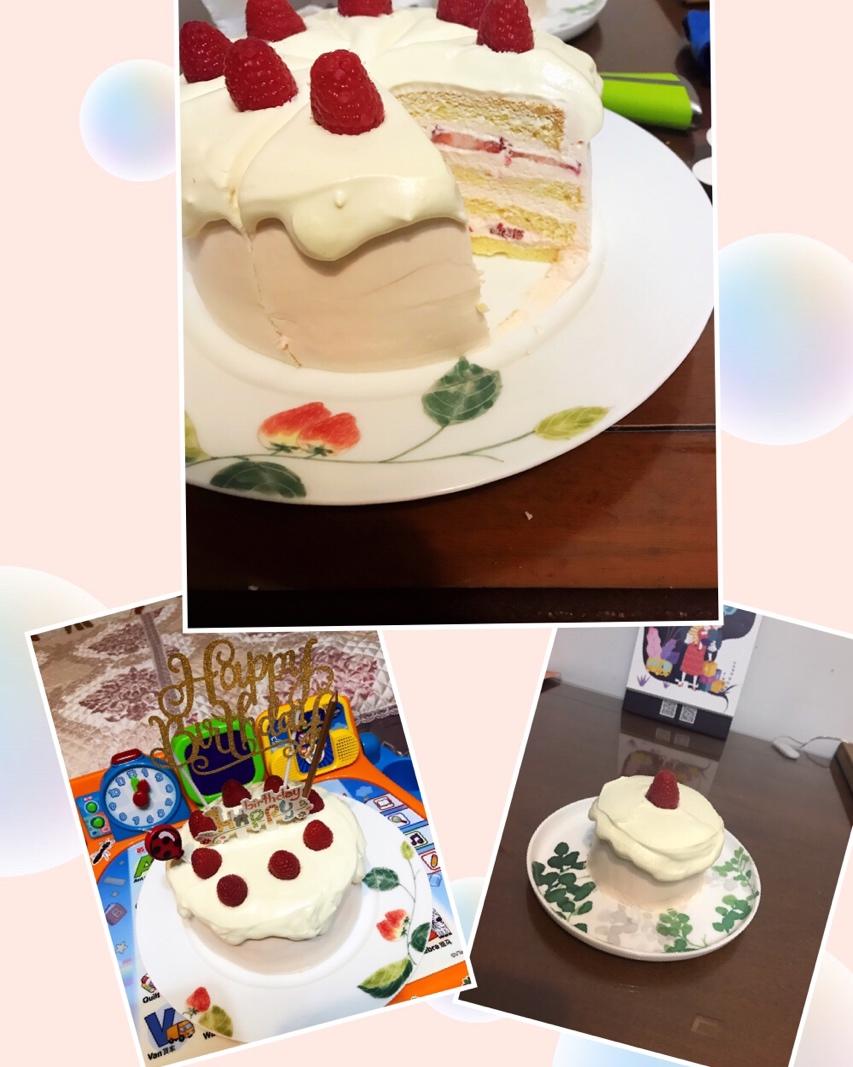 【视频】树莓奶油 滴落蛋糕