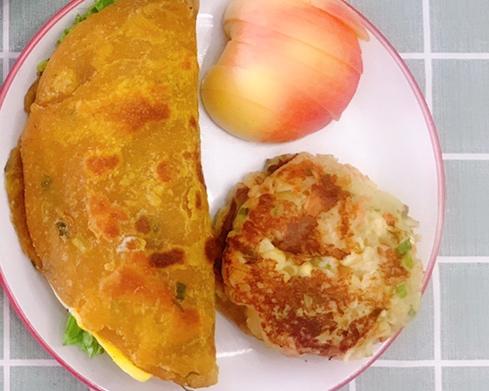 土豆玉米饼